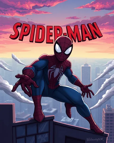 Images de Spiderman cartoon : Marvel cartoon aux cordes