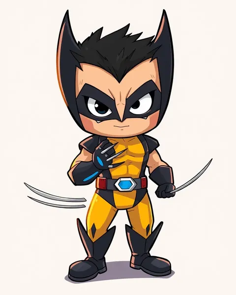 Images de Wolverine en cartoon : images de Wolverine en cartoon gratuites