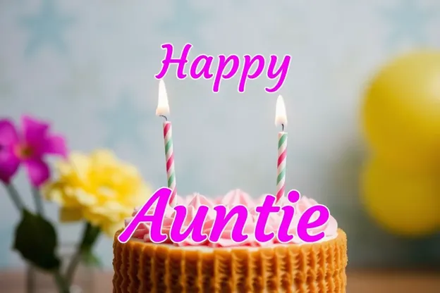 Images de anniversaire de tante pour occasions spéciales