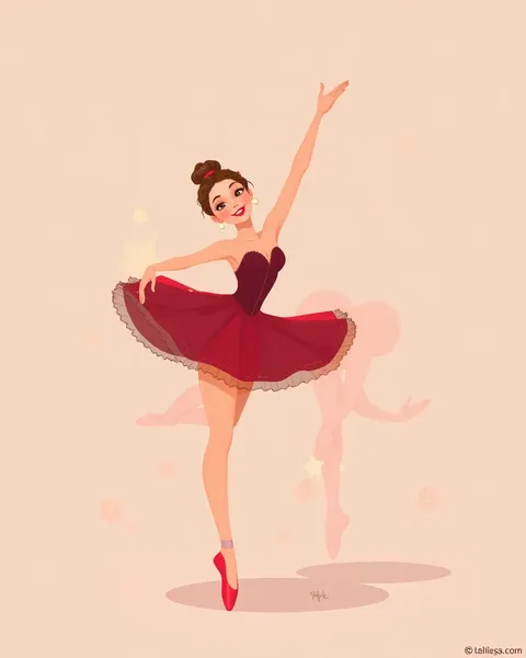 Images de ballerines de cartoons mignonnes