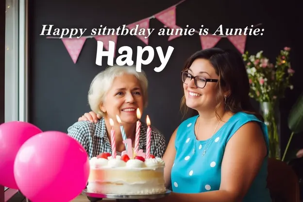 Images de bon anniversaire de tante, avec des vibrations joyeuses