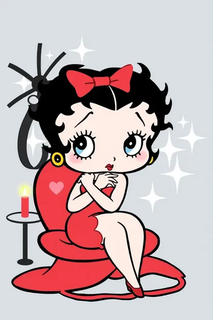 Images de bonne nuit de Betty Boop de cartoon