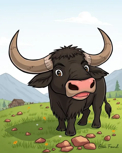 Images de buffalos de bandes dessinées pour utilisation commerciale