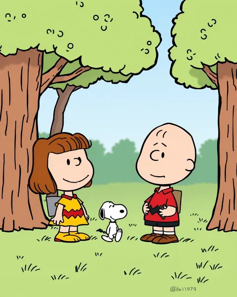 Images de cacahuètes animées du personnage préféré de Charlie Brown