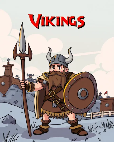 Images de cartoon amusantes de Vikings