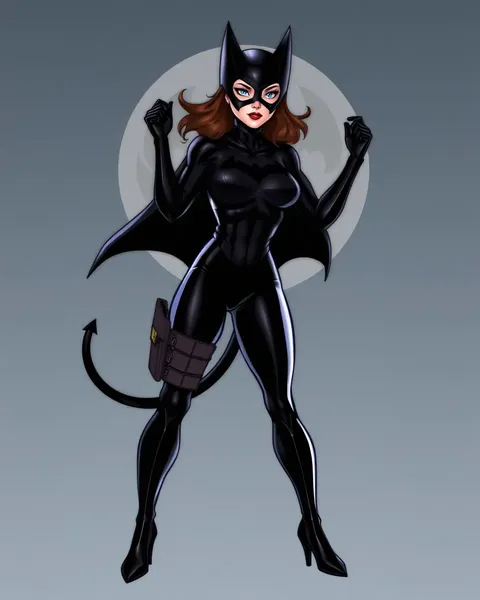 Images de cartoon de Catwoman : Whimsical et ludique