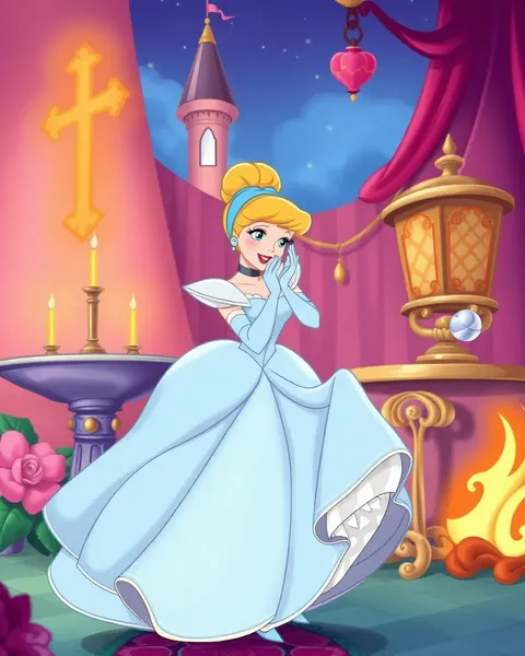 Images de cartoon de Cendrillon gratuites pour imprimer