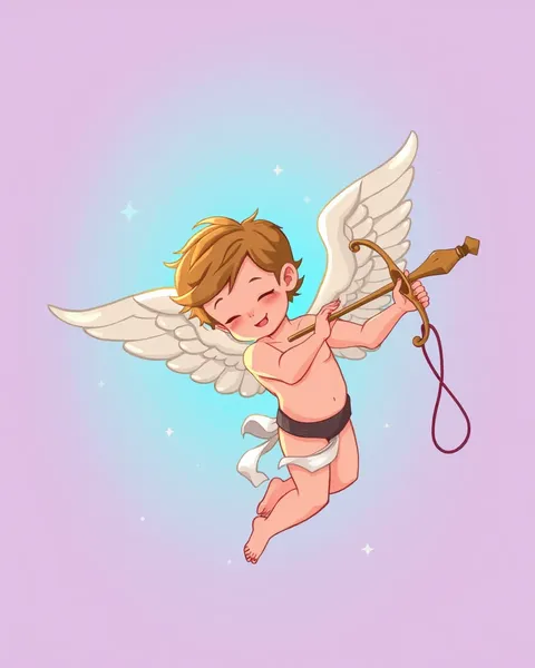 Images de cartoon de Cupidon : images de dieu Cupidon de cartoon