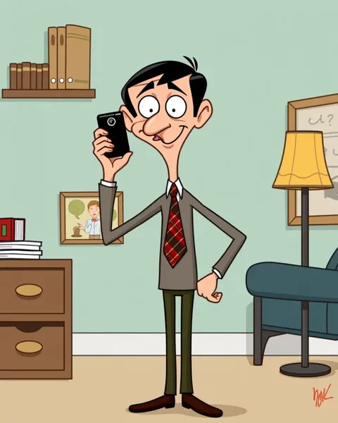 Images de cartoon de Mister Bean dans des mondes de fantasy whimsiques