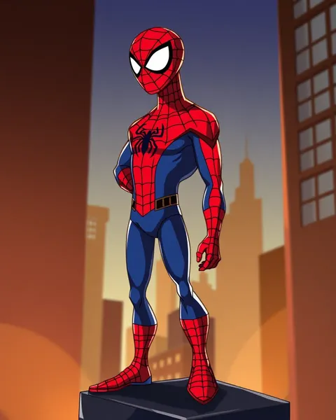 Images de cartoon de Spider-Man en images