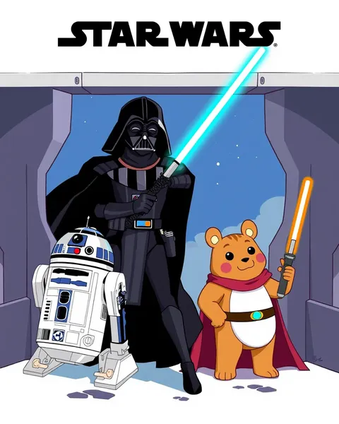 Images de cartoon de Star Wars pour les enfants à apprécier