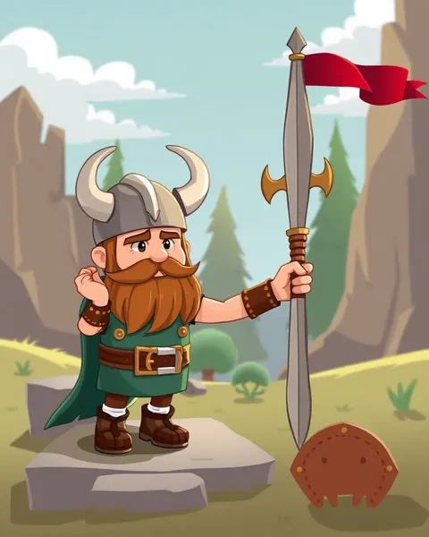 Images de cartoon de Viking : Fusion d'art et d'histoire