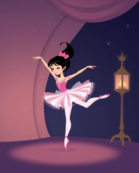 Images de cartoon de ballerine pour les amateurs