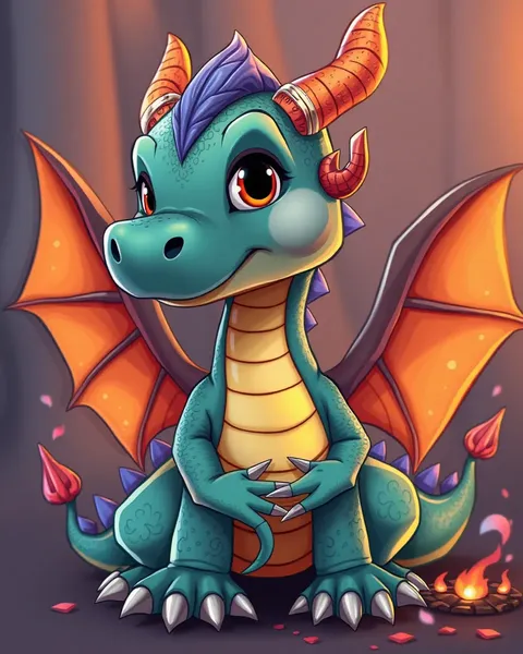 Images de cartoon de dragon pour le fun