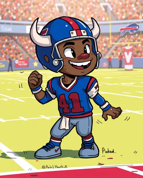 Images de cartoon des Bills de Buffalo gratuites pour téléchargement