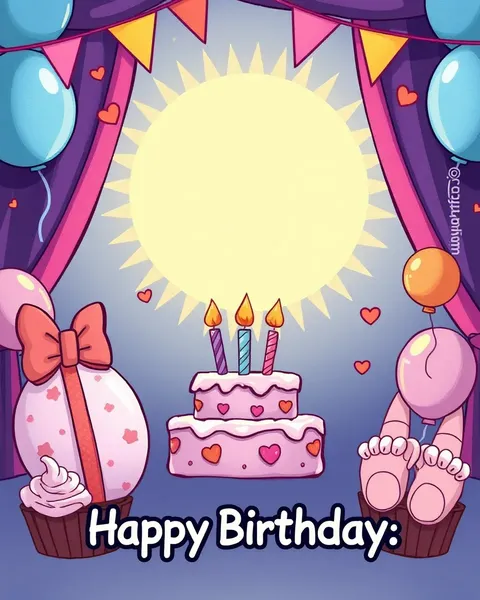 Images de cartoon joyeuses de anniversaire : images de cartoon d'anniversaire joyeuses