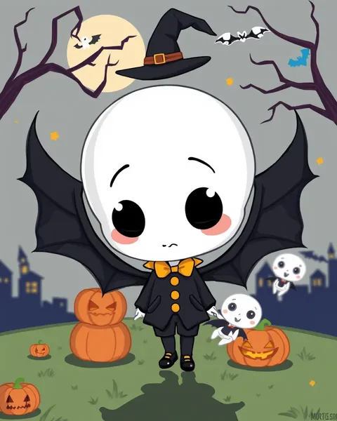 Images de cartoon pour les activités de Halloween