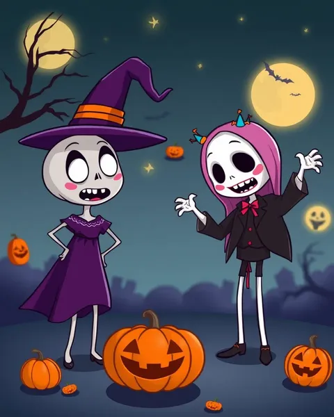 Images de cartoons Halloween drôles pour les enfants