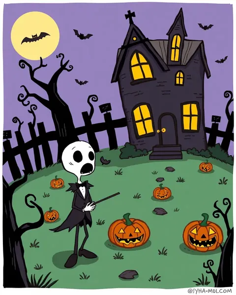 Images de cartoons d'Halloween amusantes pour les enfants