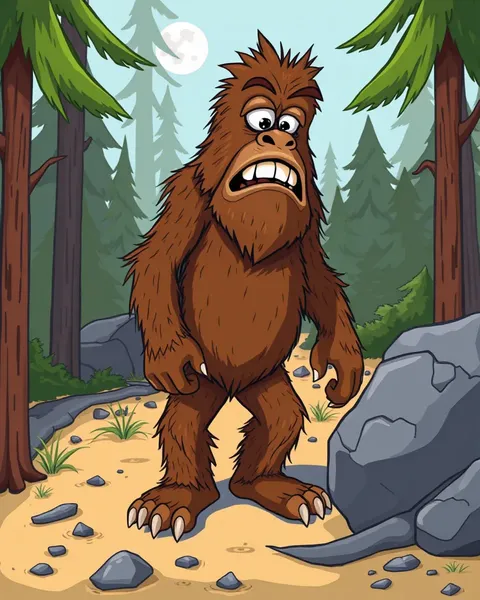 Images de cartoons de Bigfoot pour le plaisir des enfants