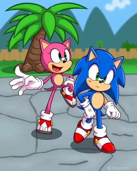 Images de cartoons de Sonic en haute définition