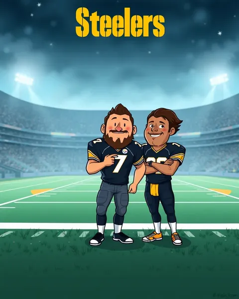 Images de cartoons de Steelers pour l'imagination