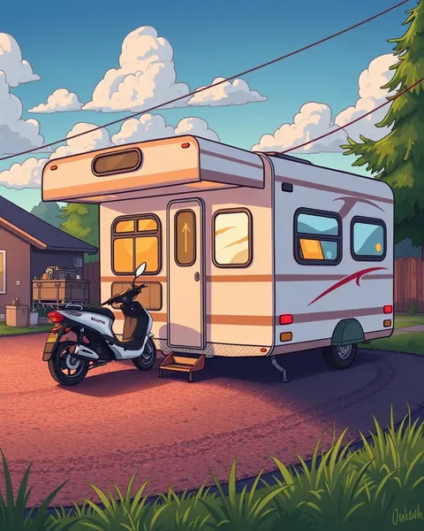 Images de cartoons de camping-car pour les amateurs de divertissement