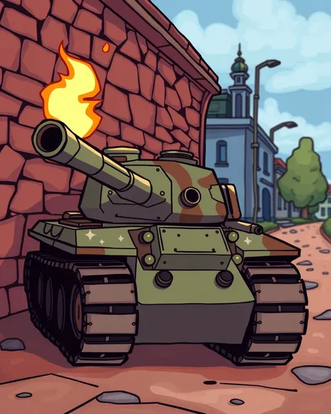 Images de cartoons de tank drôles pour le rire