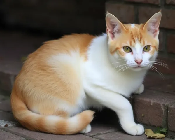 Images de chats Turkish Van affichent une couleur d'œil bleue vibrante