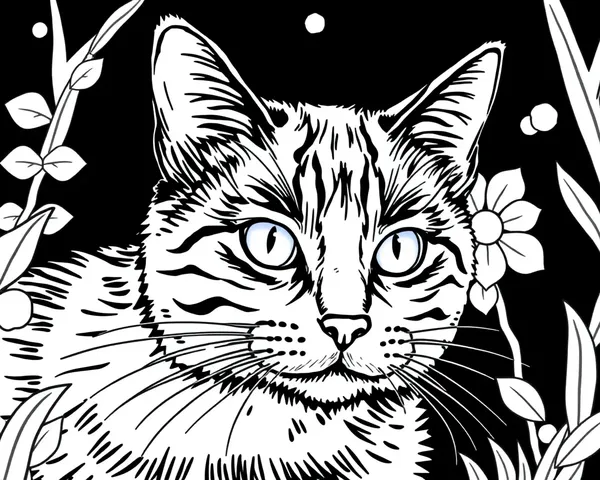 Images de chats noirs à colorier pour le délice des enfants