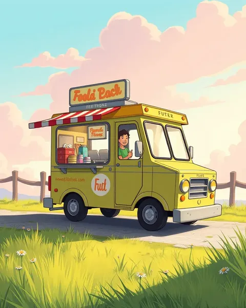 Images de food truck cartoon pour le fun