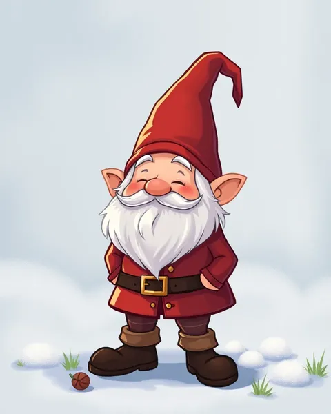 Images de gnomes de cartoon : portraits enchanteurs de gnomes dans des paysages de fantasy