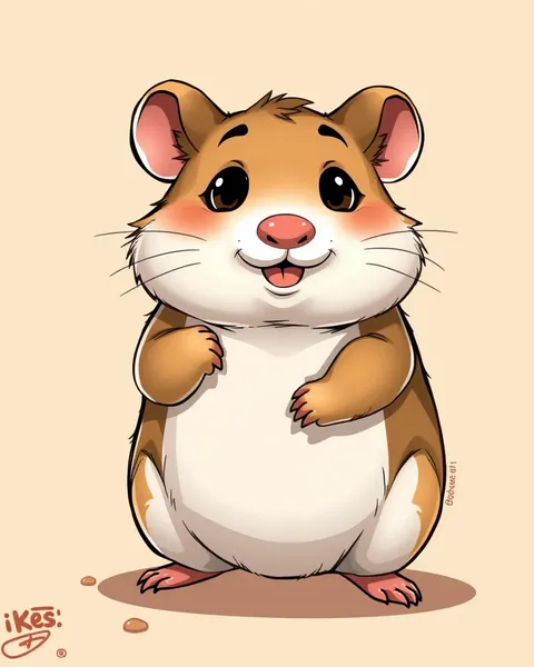 Images de hamsters de cartoon apportent une aventure enchanteresse à la vie