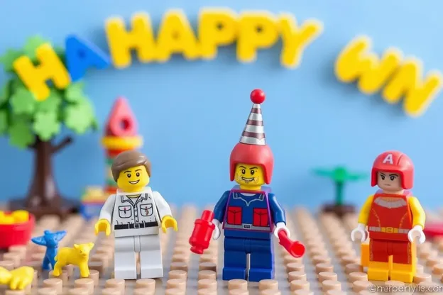 Images de naissance Lego pour célébrer la fête de Lego