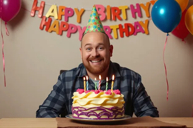 Images de naissance de Mike avec des célébrations joyeuses