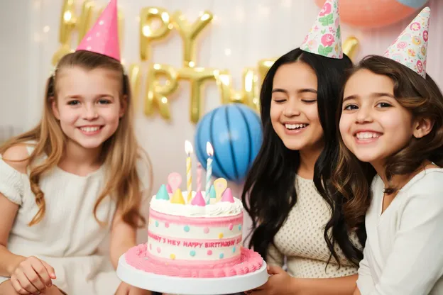 Images de naissance féminines avec des boîtes de cadeaux et des fleurs