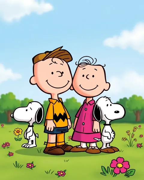 Images de peanuts de cartoon pour des cadeaux personnalisés