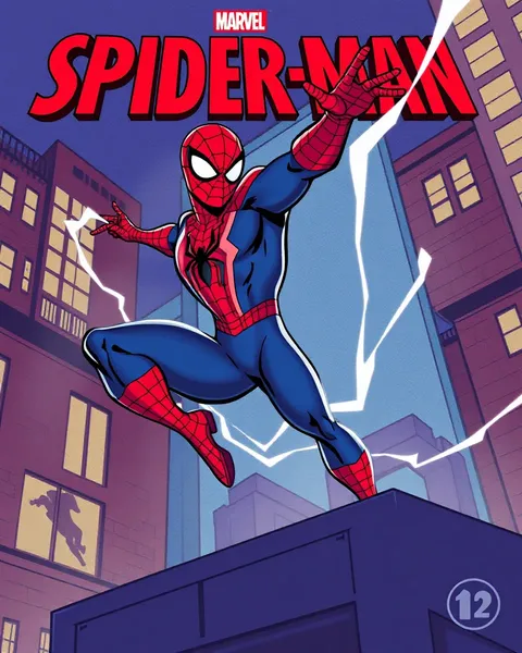 Images de personnages de cartoons de Spider-Man