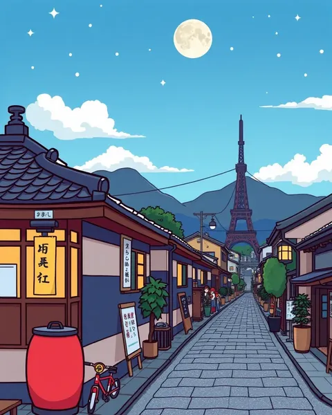 Images de personnages japonais populaires de cartoon