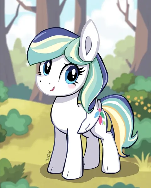 Images de poneys de cartoon heureux pour des moments heureux