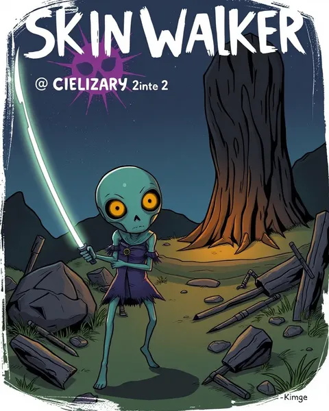 Images de skinwalker de cartoon qui représentent la mythologie ancienne