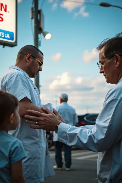 Images du bon samaritain : travail humanitaire d'aide