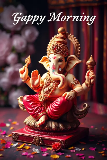 Images du matin avec Ganapathi pour les souhaits du matin