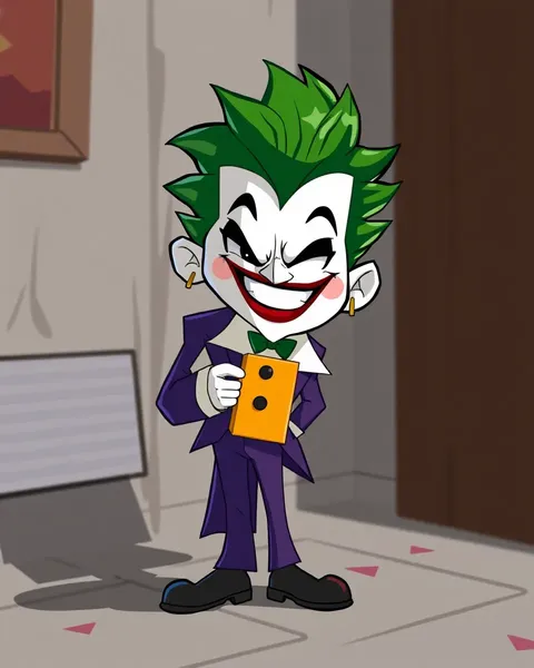 Images iconiques du Joker cartoon