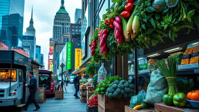 Impact commercial d'Amazon Fresh à New York en 2025