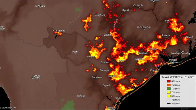 Incendies du Texas 2025 Carte et évacuations