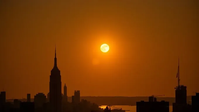 Informations sur la zone d'heure de l'éclipse solaire 2025 à NYC