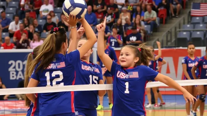 Inscription des joueurs de volley-ball pour les Championnats nationaux USAv 2025