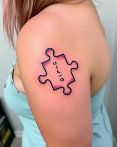 Inspiration d'art et de conception de pièce de puzzle tatouage