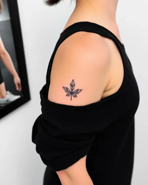 Inspiration de conception de tatouage de coude demi